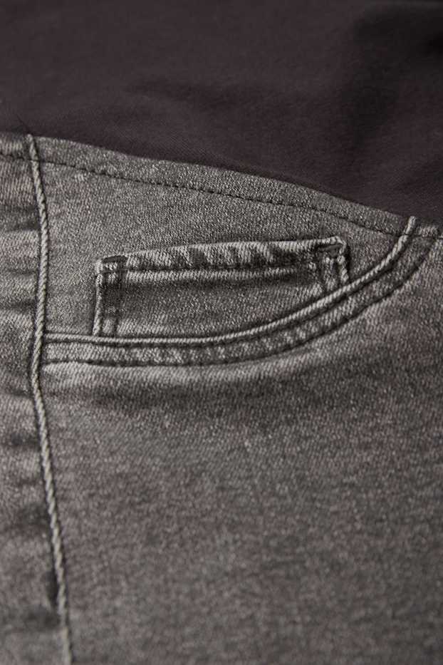 Femei - Jeans gravide - jegging jeans - denim-gri
