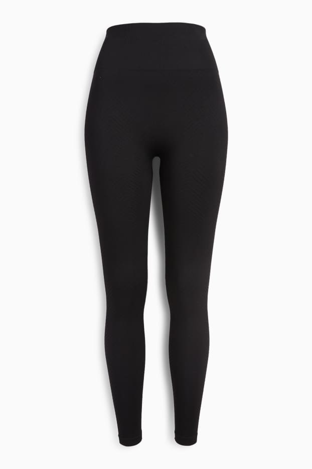 Femei - Colanți sport - protecție UV - negru