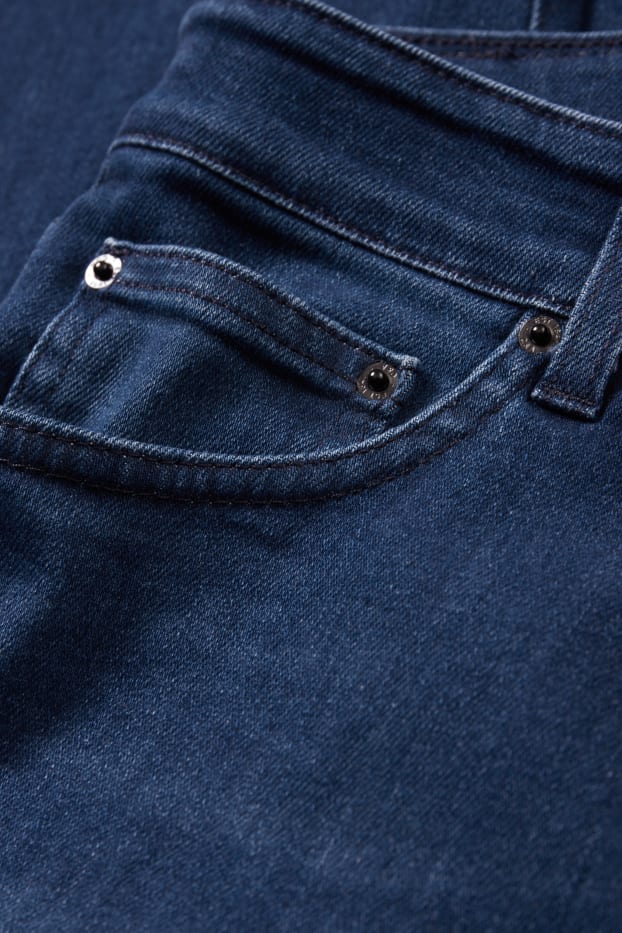 Bărbați - Premium Denim by C&A - straight jeans - LYCRA® - denim-albastru închis