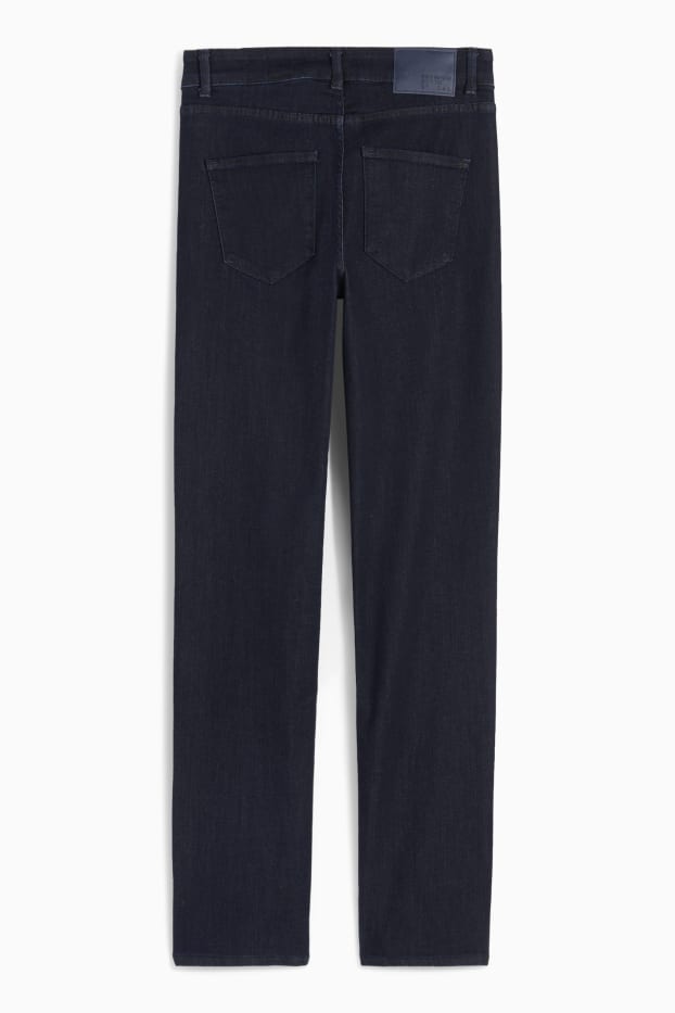 Femei - Premium Denim by C&A - straight jeans - talie medie - LYCRA® - denim-albastru închis