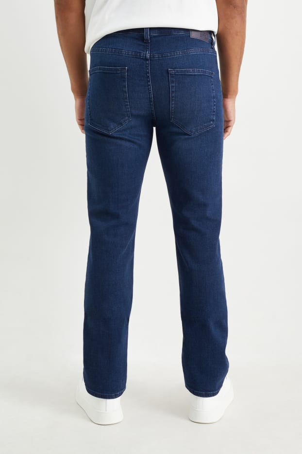 Bărbați - Premium Denim by C&A - straight jeans - LYCRA® - denim-albastru închis