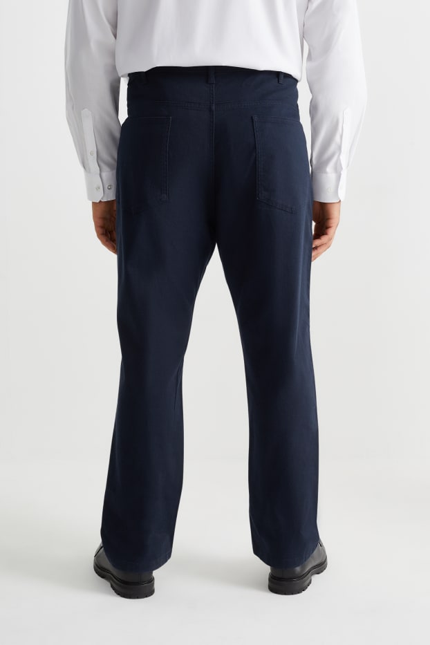 Bărbați - Pantaloni - regular fit - albastru închis