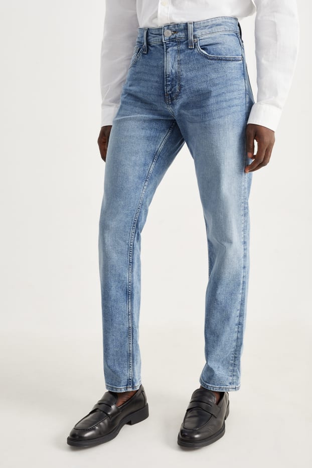 Bărbați - Straight jeans - LYCRA® - denim-albastru deschis