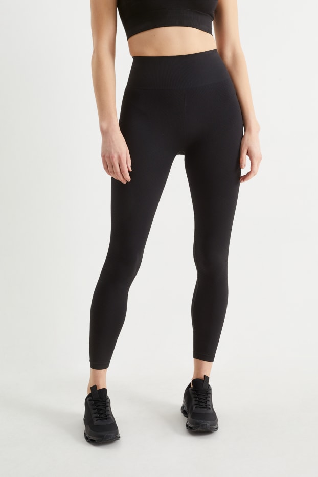 Femei - Colanți - fără cusături - LYCRA® - negru