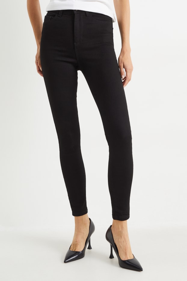 Femei - Multipack 2 buc. - jegging jeans - talie înaltă - negru