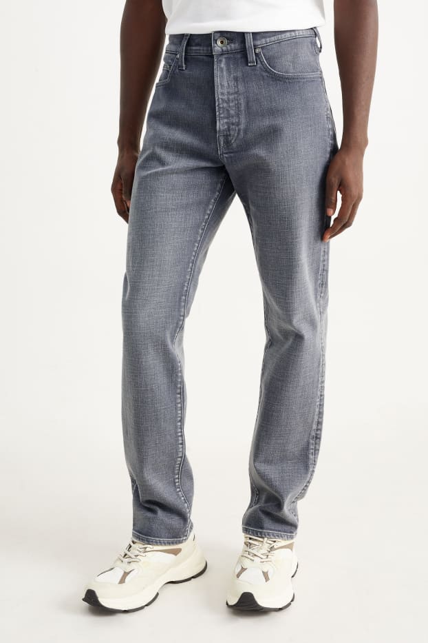 Bărbați - Straight jeans - denim-gri deschis
