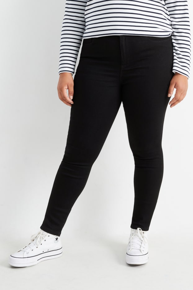 Women - Jegging jeans - high waist - black