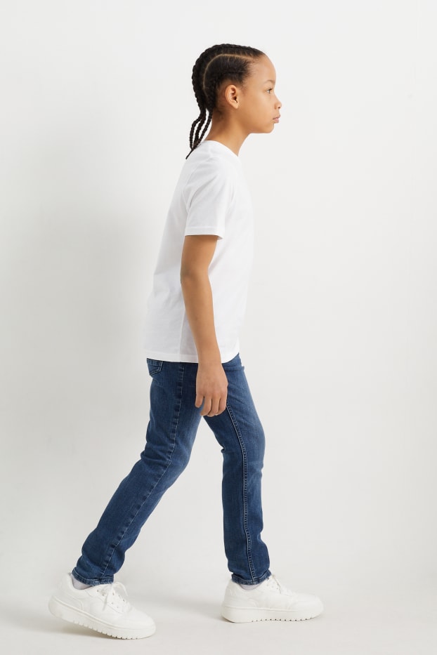 Copii - Băieți - Slim jeans - LYCRA® - denim-albastru închis