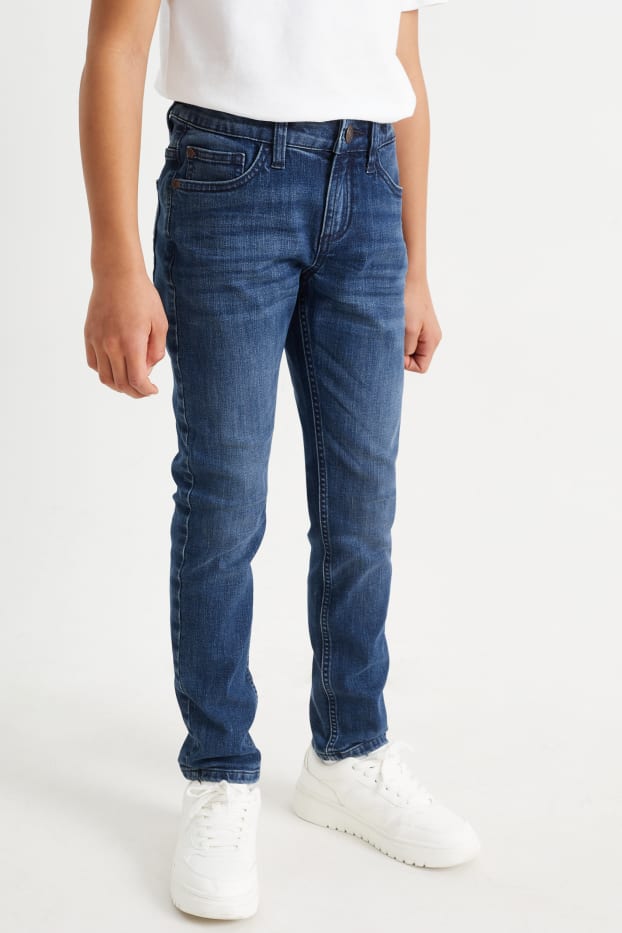 Copii - Băieți - Slim jeans - LYCRA® - denim-albastru închis