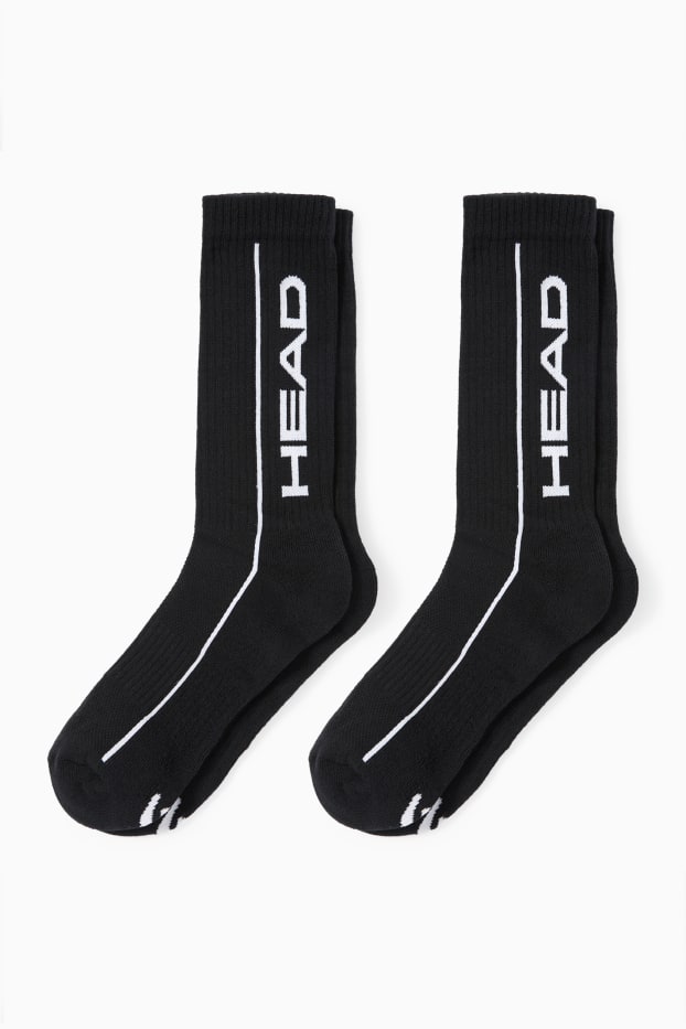 Bărbați - HEAD - multipack 2 perechi - șosete de tenis - negru
