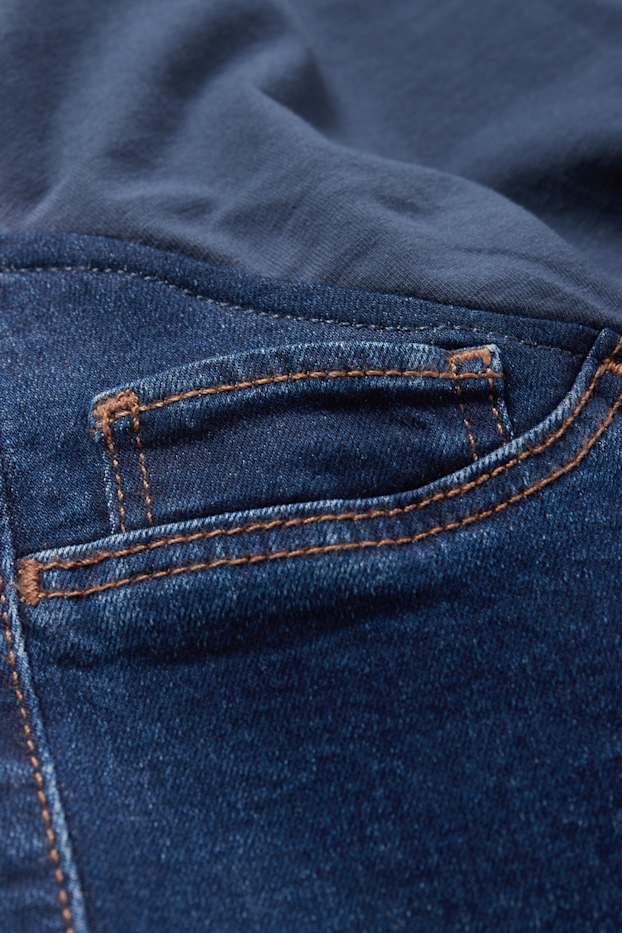 Femei - Jeans gravide - jegging jeans - denim-albastru închis
