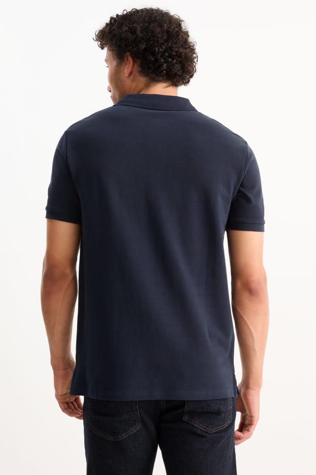 Bărbați - Multipack 2 buc. - tricou polo - albastru închis