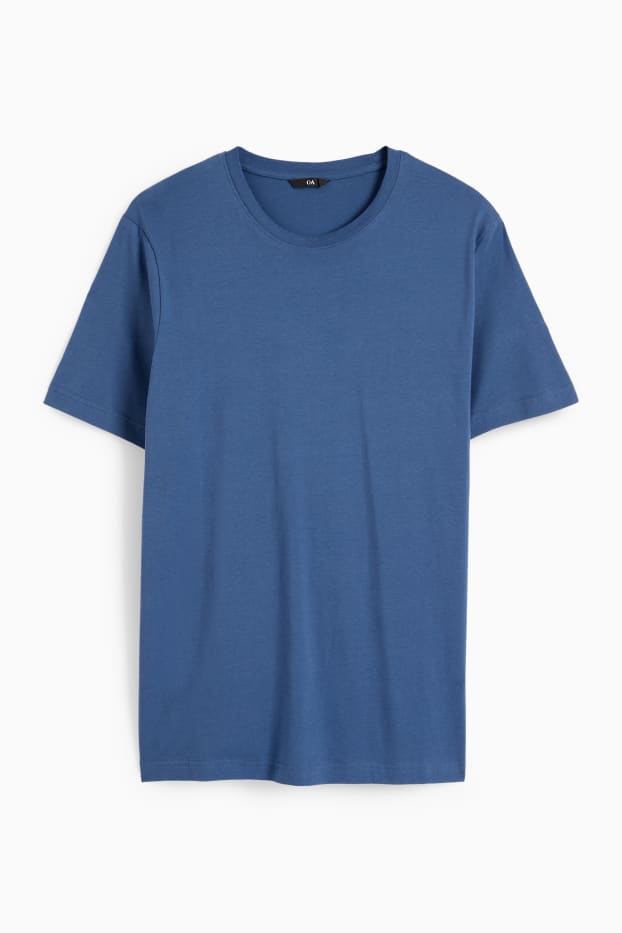Men - T-shirt - regular fit  - blue