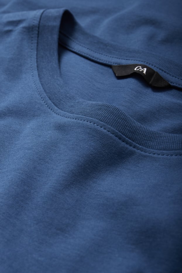 Men - T-shirt - regular fit  - blue