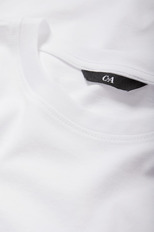 Bărbați - Tricou - regular fit  - alb