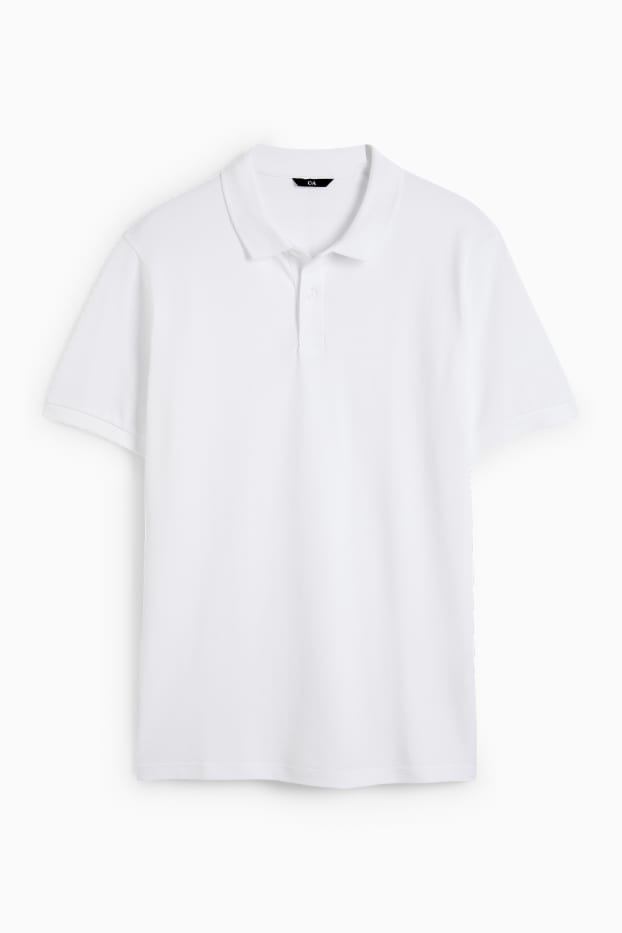 Bărbați - Tricou polo - regular fit - alb