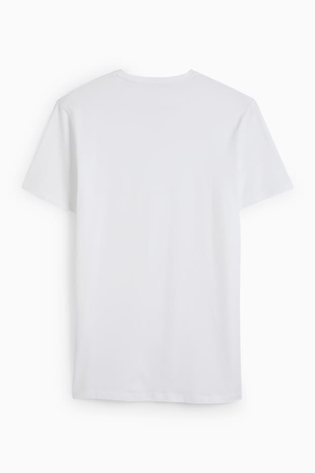 Bărbați - Tricou - slim fit - Flex - alb