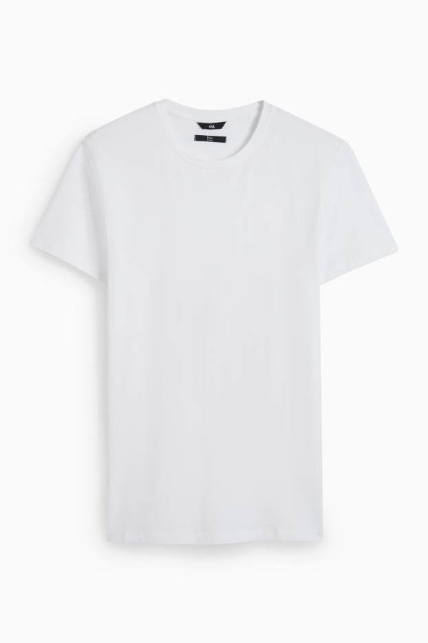 Bărbați - Tricou - slim fit - Flex - alb