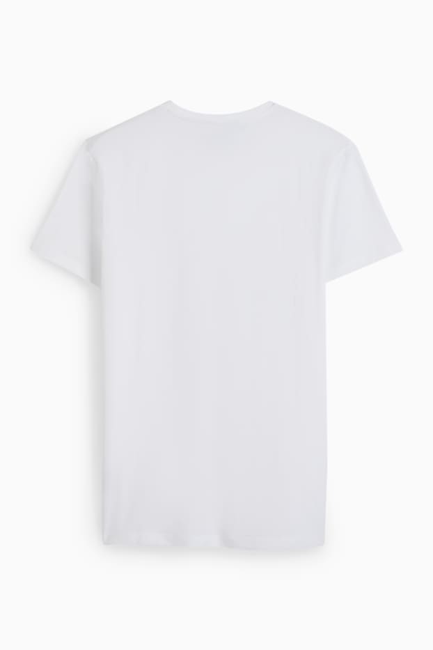 Bărbați - Tricou - slim fit - Flex - alb