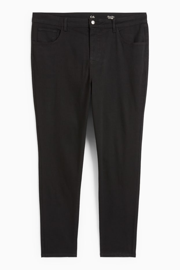 Femei - Jegging jeans - talie înaltă - negru