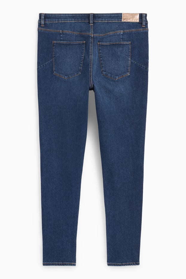 Femei - Skinny jeans - talie medie - jeans modelatori - Flex - LYCRA® - denim-albastru