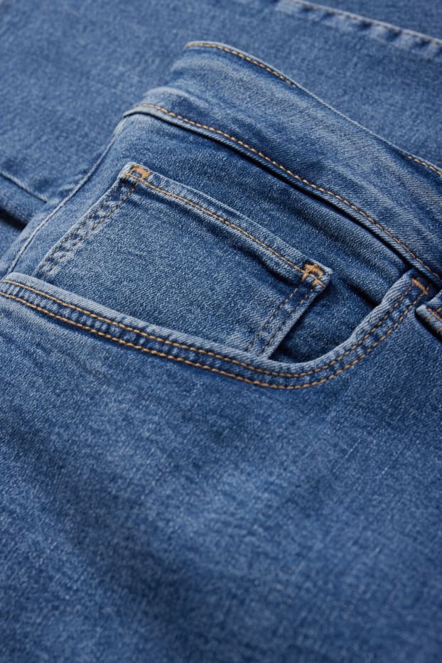 Femei - Jegging jeans - talie înaltă - denim-albastru