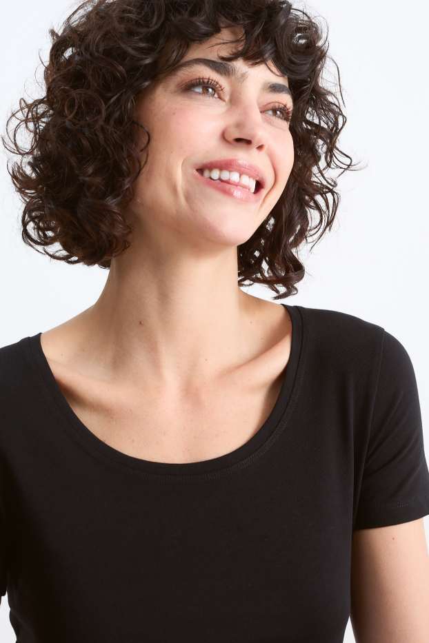 Femei - Multipack 3 buc. - tricou  - negru