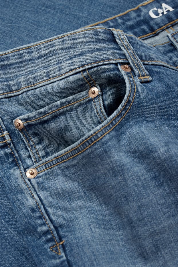 Bărbați - Skinny jeans - LYCRA® - denim-albastru