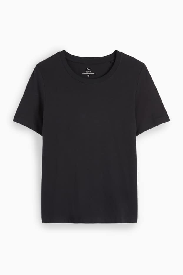 Femei - Tricou - regular fit - negru