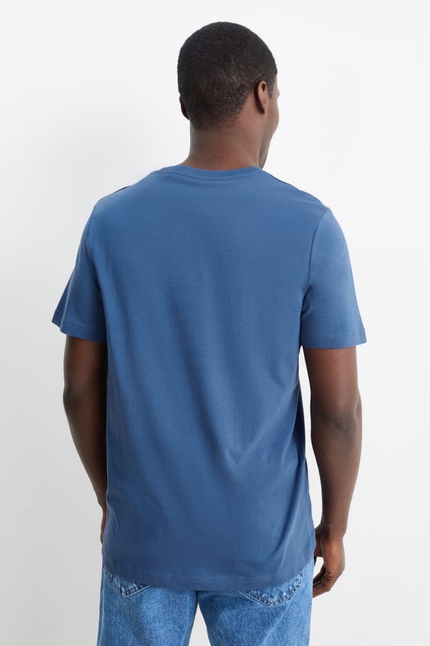 Men - T-shirt - regular fit  - blue