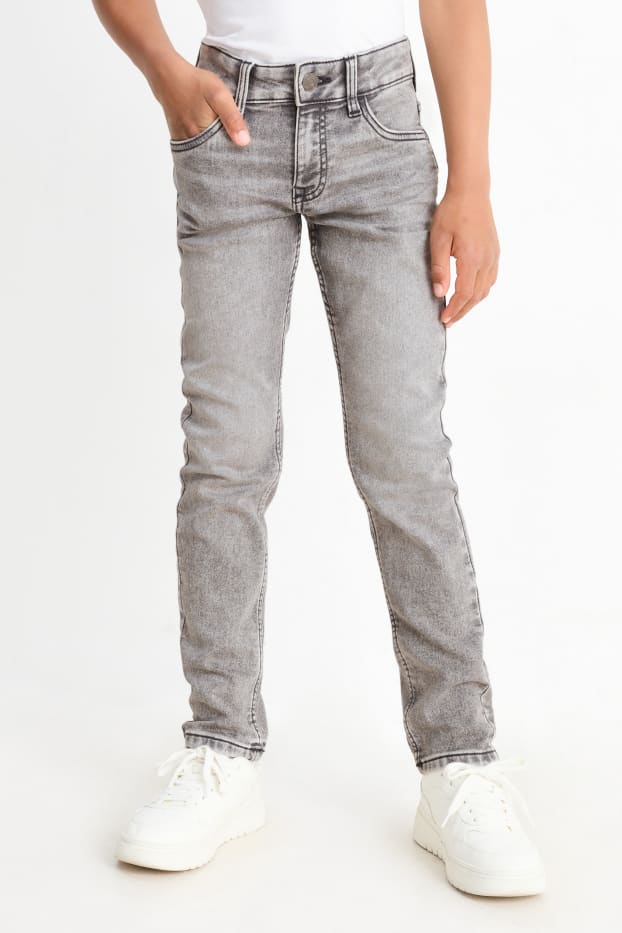 Copii - Băieți - Slim jeans - denim-gri deschis