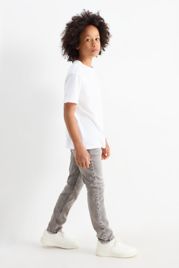 Copii - Băieți - Slim jeans - denim-gri deschis
