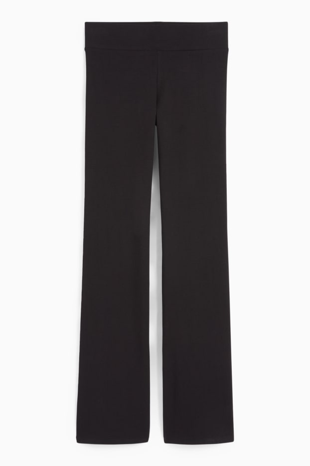 Women - Flared leggings - black