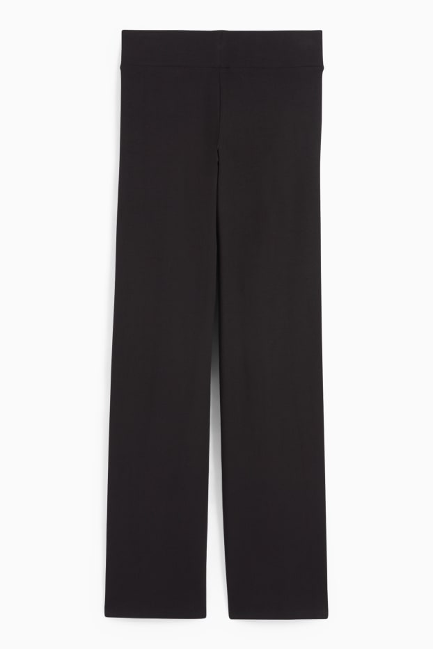 Women - Flared leggings - black