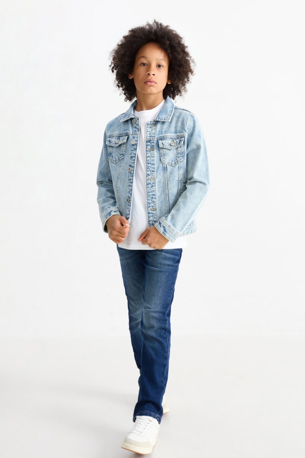 Copii - Băieți - Straight jeans - denim-albastru
