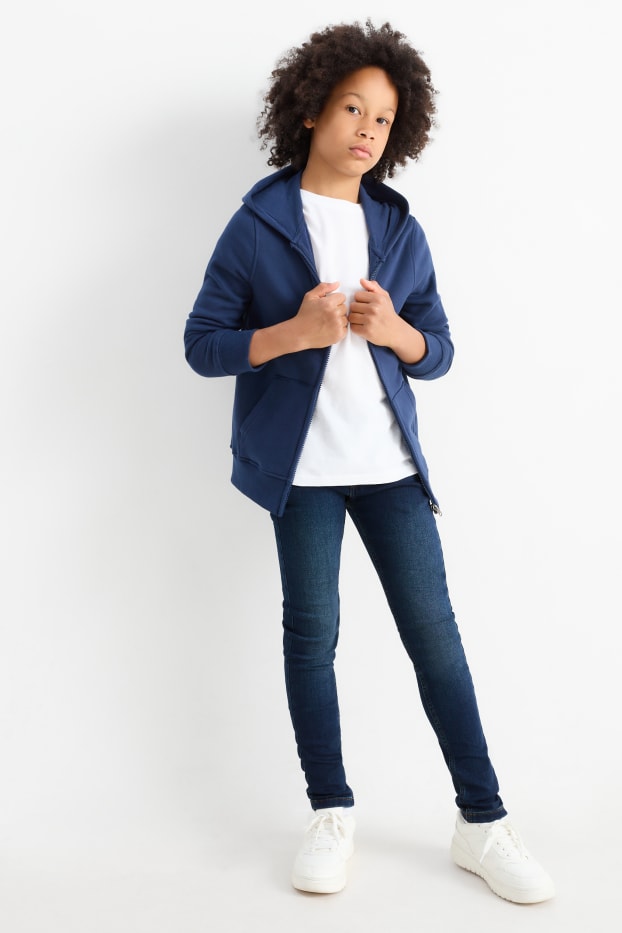 Children Boys - Skinny jeans - denim-dark blue