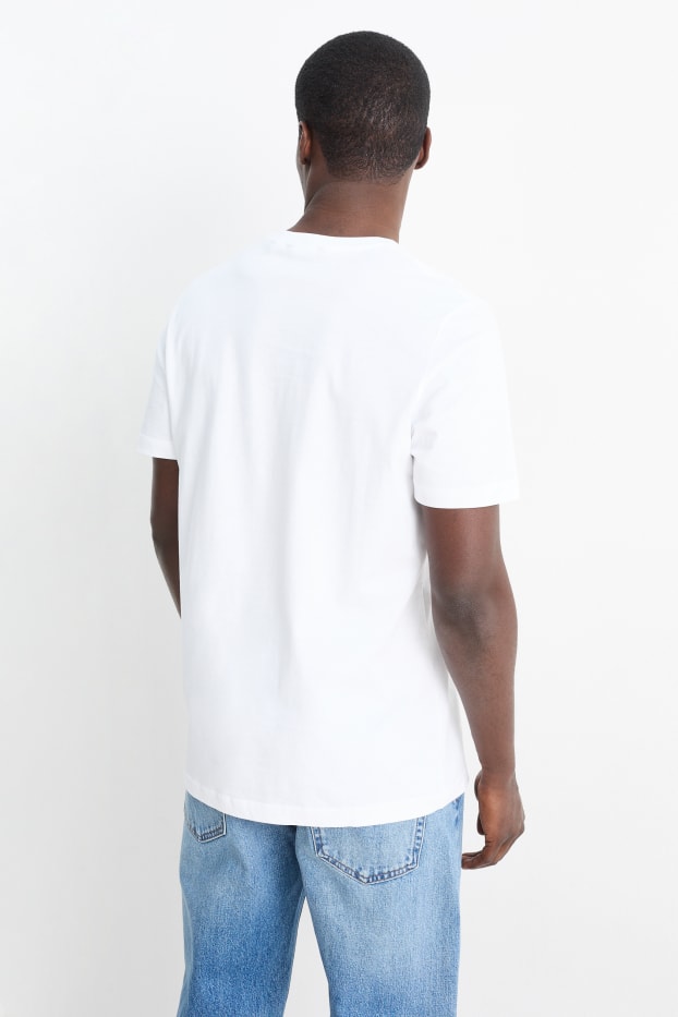 Bărbați - Tricou - regular fit  - alb