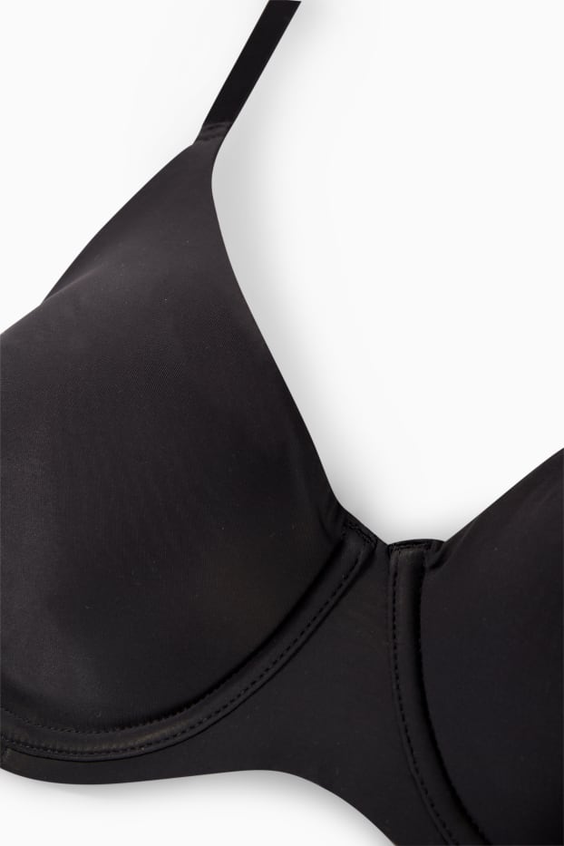 Femei - Sutien cu armătură - FULL COVERAGE - LYCRA® - negru