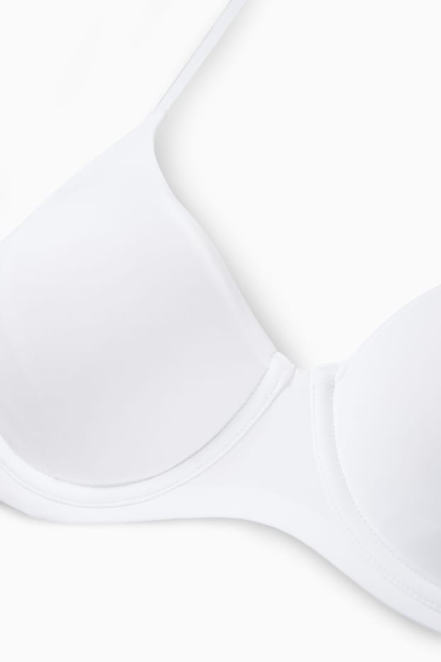 Femei - Sutien cu armătură - FULL COVERAGE - LYCRA® - alb