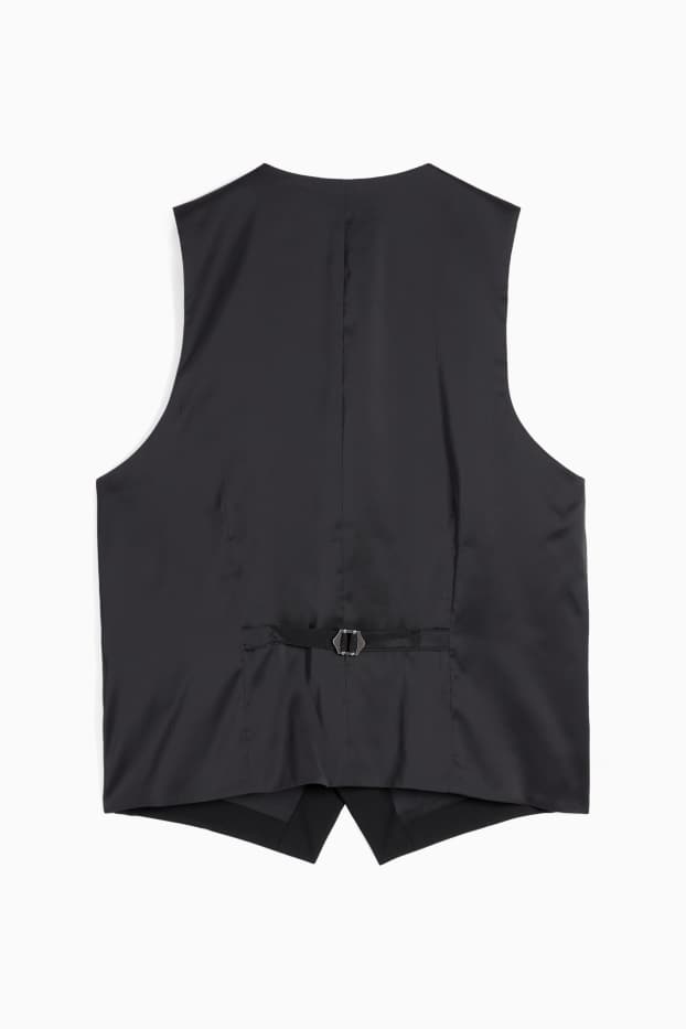 Bărbați - Vestă modulară - slim fit - Flex - 4 Way Stretch - LYCRA® - negru