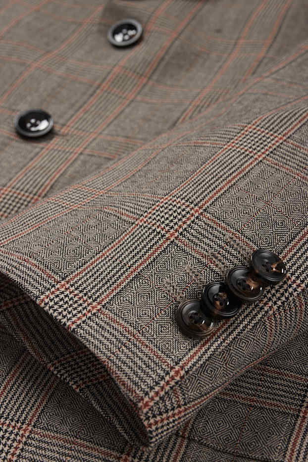Bărbați - Sacou modular - slim fit - Flex - maro