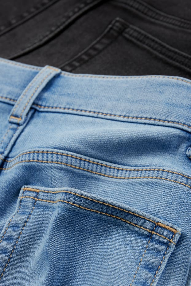 Copii - Băieți - Multipack 2 buc. - skinny jeans - betelie extra-îngustă - denim-albastru