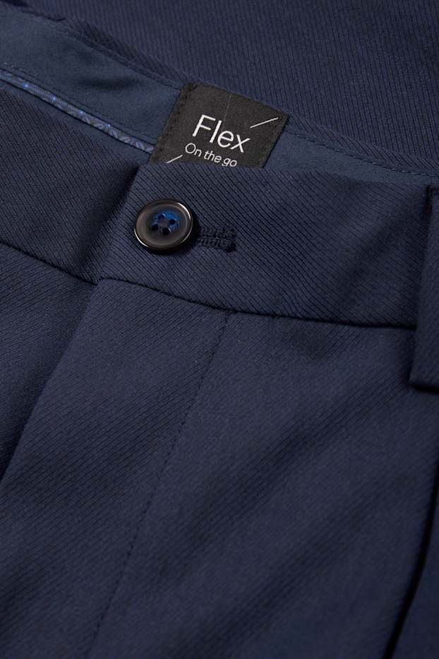 Bărbați - Pantaloni modulari - slim fit - Flex - 4 Way Stretch - albastru închis