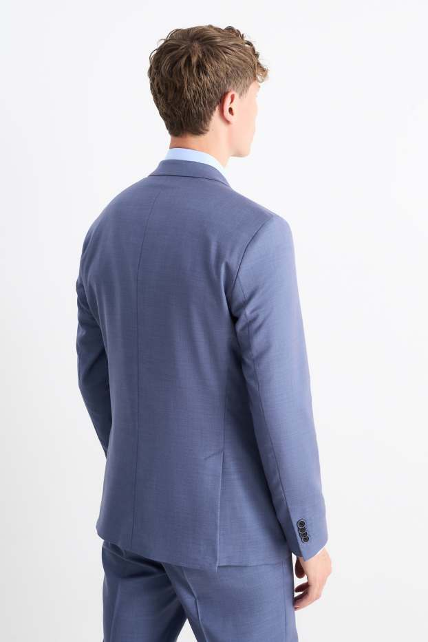 Bărbați - Sacou modular - regular fit - Flex - albastru