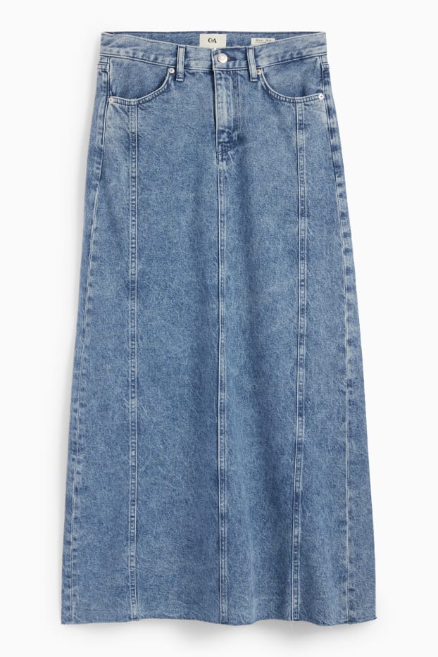 Femei - Fustă de blugi - denim-albastru