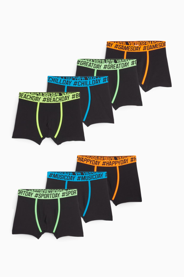 Children Boys - Multipack of 7 - boxer shorts - black