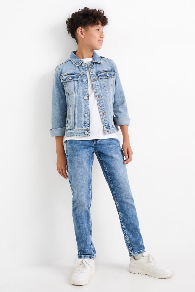 Copii - Băieți - Slim jeans - denim-albastru deschis