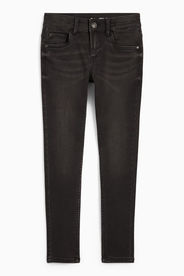 Copii - Băieți - Skinny jeans - denim-gri închis