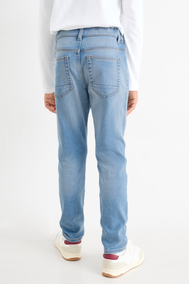 Copii - Băieți - Multipack 2 perechi - slim jeans - betelie extra-lată - albastru