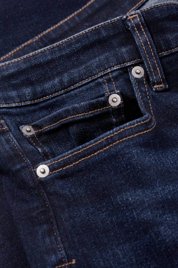 Hommes - Slim tapered jean - jean bleu foncé